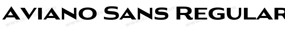 Aviano Sans Regular字体转换